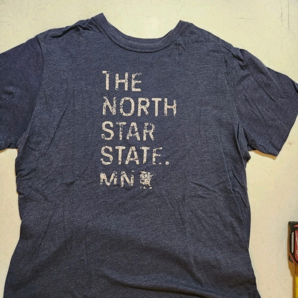 Navy Graphic Tee Minnesota The North Star State